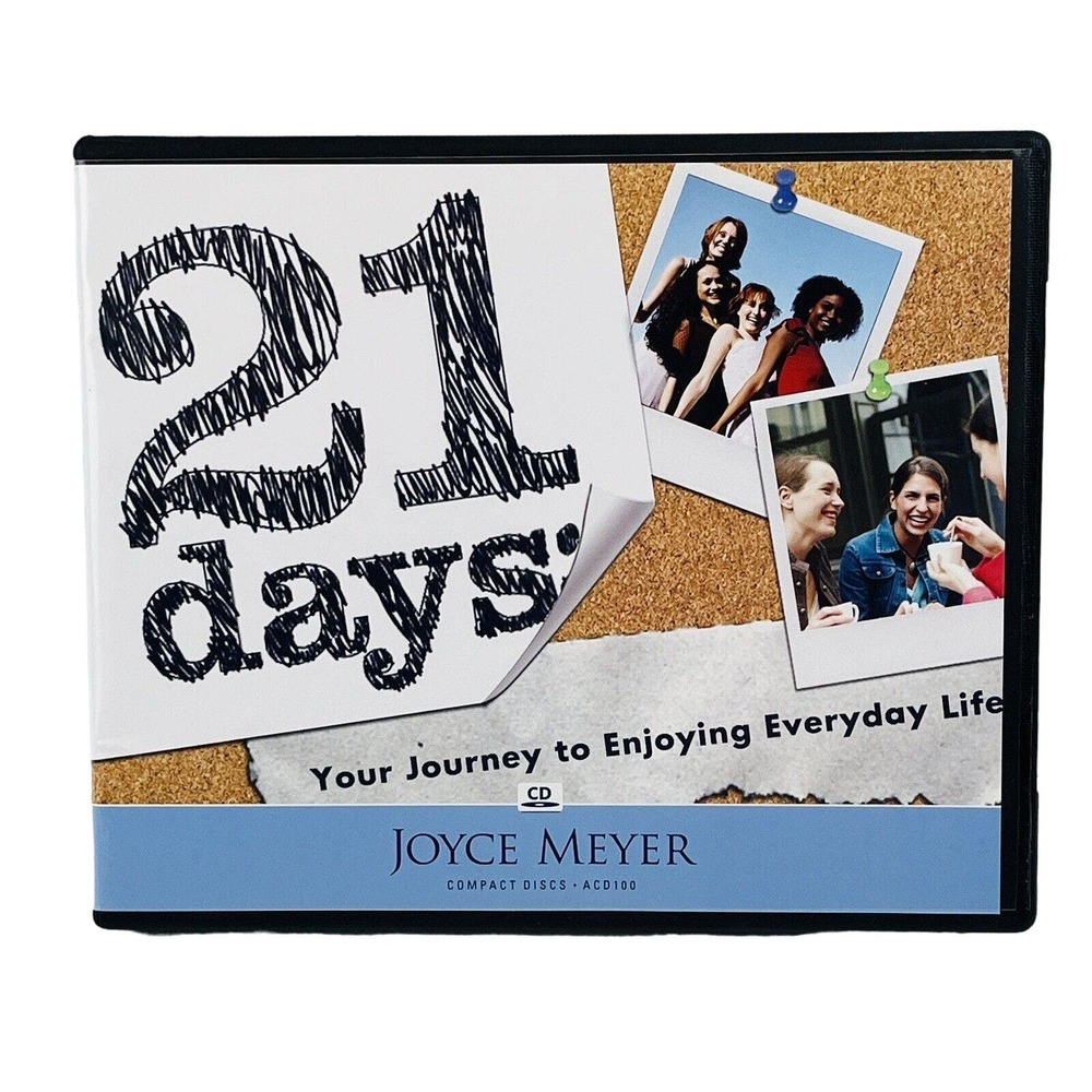 21‎ Days Your Journey To Enjoying Everyday Life 3 CD Set Joyce Meyer Ministries